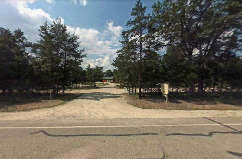 Michigan AuSable Valley Railroad - 2008 Street View (newer photo)